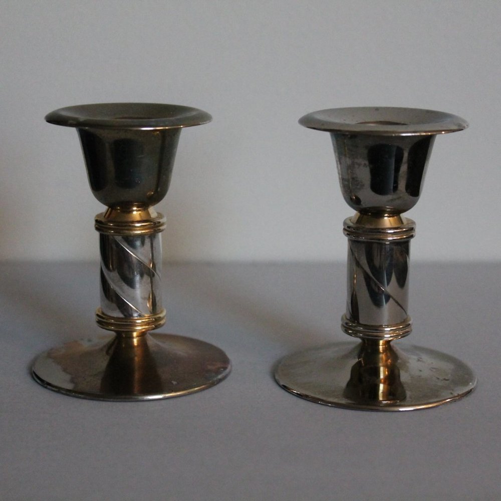 Stubby Candlesticks (Set of 2)
